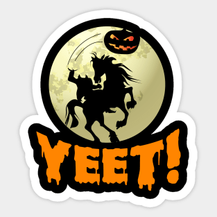 Yeet Pumpkin Halloween Sticker